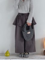 【90-150】ニットトップスorパンツ 女の子 ビッグカラー ふんわり きれいめ - 画像 (8)