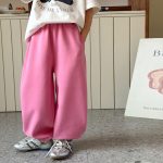 【100-170】パンツ 女の子 韓国風 おしゃれ カジュアル ゆったり