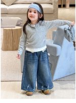 【80-140】パーカーorデニムパンツ 女の子 シンプル 快適 カジュアル