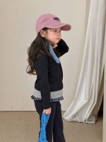 【90-140】長袖Tシャツorフレアパンツ 女の子 韓国風 レイヤード風 - 画像 (3)