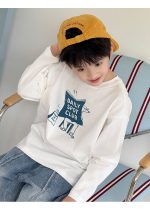 【90-160】長袖Tシャツ 男の子 プリント シンプル 合わせやすい - 画像 (8)