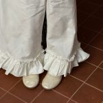 【90-140】フレアパンツ 女の子 韓国風 カジュアル フリル - 画像 (5)