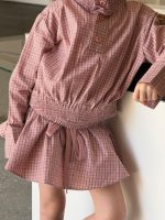【90-140】2点セット 女の子 チェック柄 韓国風 ジャケット&フリルスカート - 画像 (7)