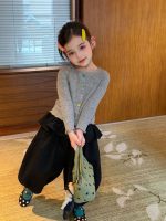 【90-140】カーディガンorパンツ 女の子 シンプル ガーリー フリルデザイン - 画像 (4)