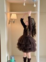 【90-140】ドレス 女の子 チュール プリンセス バレエコア風 ふんわり - 画像 (3)