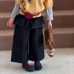 【100-160】長袖トップスorパンツ 女の子 ハイネック すっきりデイリー使い - 画像 (7)