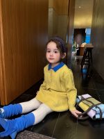 【90-140】セットアップ 女の子 ニット ポロ襟 おしゃれ - 画像 (4)