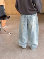 【100-170】デニムパンツ 男の子 韓国風 カジュアル 合わせやすい - 画像 (7)