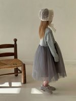 【90-140】ワンピース 女の子 チュール ふんわり ガーリー - 画像 (7)