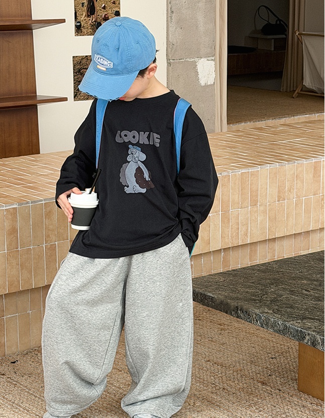 90-160】長袖Tシャツ 男の子 クール やわらか 合わせやすい - URBAN MINI