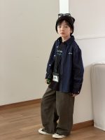 【100-170】デニムシャツ 男の子 韓国風 カジュアル 合わせやすい - 画像 (7)