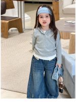 【80-140】パーカーorデニムパンツ 女の子 シンプル 快適 カジュアル - 画像 (6)