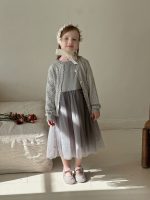 【90-140】ワンピース 女の子 チュール ふんわり ガーリー - 画像 (4)