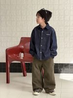 【100-170】デニムシャツ 男の子 韓国風 カジュアル 合わせやすい - 画像 (3)