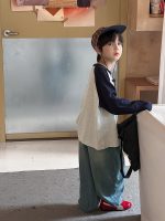 【90-170】長袖Tシャツ 男の子 ボーダー柄 ラグラン袖 刺繍 切り替え - 画像 (4)