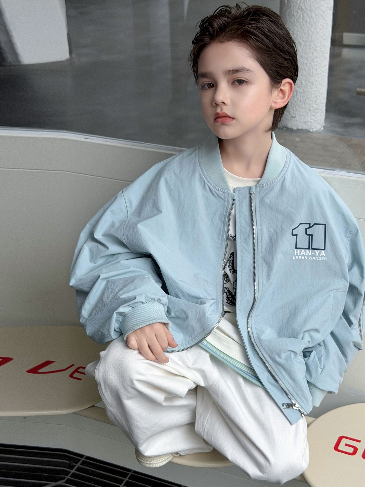100-170】ジャケット 男の子 韓国風 カジュアル ストリート - URBAN MINI